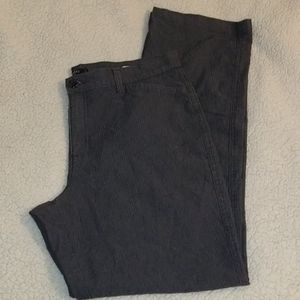 Gray Pants pinstripped